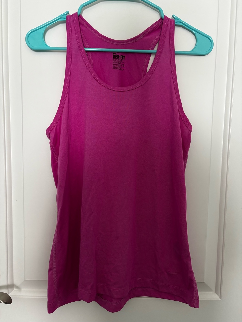 Nike Dri-FIT Regular Fit Tank Top Pink Medium